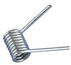 AJA089269 TORSION SPRING .062 MW X .343 OD X 1.125 LEG X LHW X 5 COILS